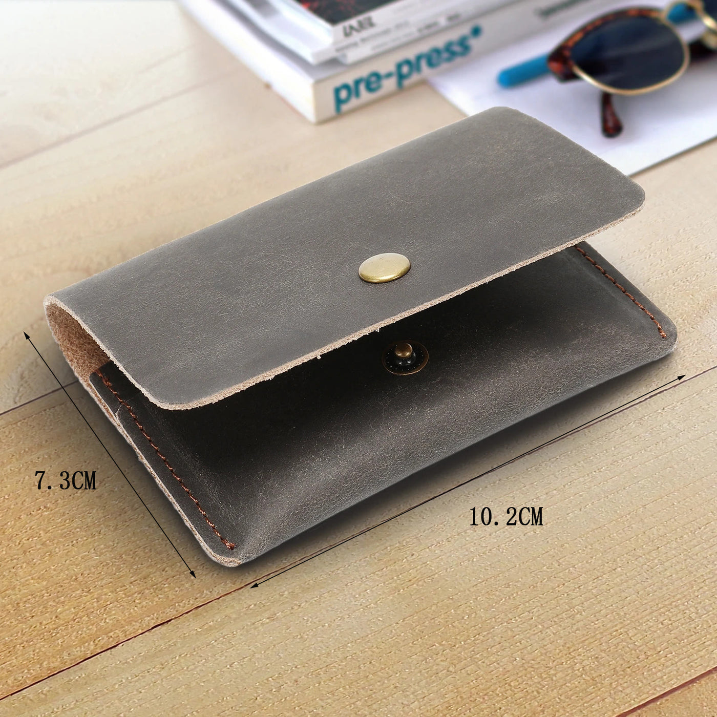 Clamshell Wallet Words Engrave Purse For Family Warm Gift