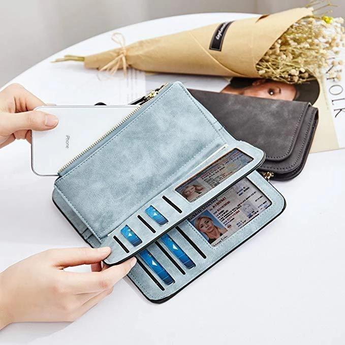 Retro Glamorous Multiple Slots Women Wallets