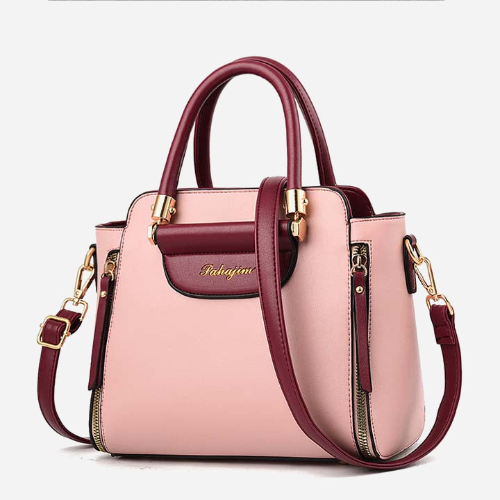 Elegant Top Handle Satchel Crossbody Bag