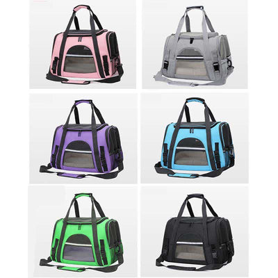 Soft Pet Carrier Airline Aprroved Soft-Sided Pet Travel Carrying Handbag