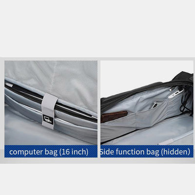 Large Capacity Travel Duffel Bag Tote Convertible Backpack with USB Charging Port