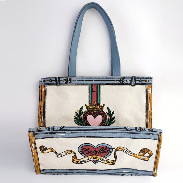 Tote Bag For Women Unique Design Colorful Printing Canvas Handbag