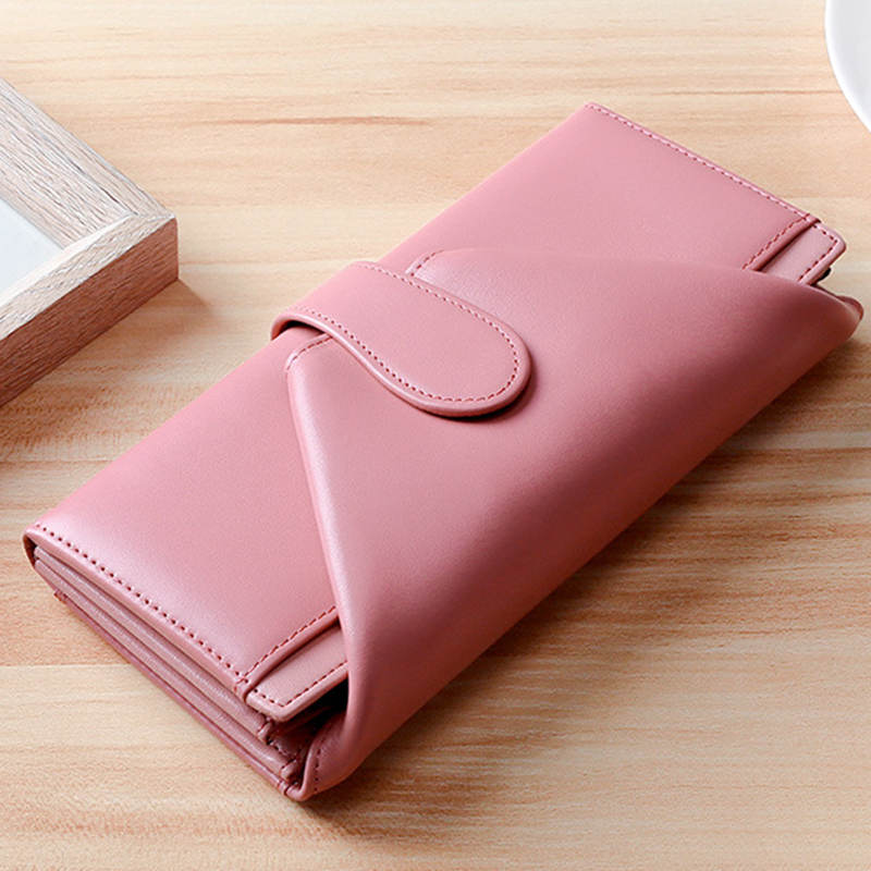 Retro Multi-Slot Genuine Leather Long Purse