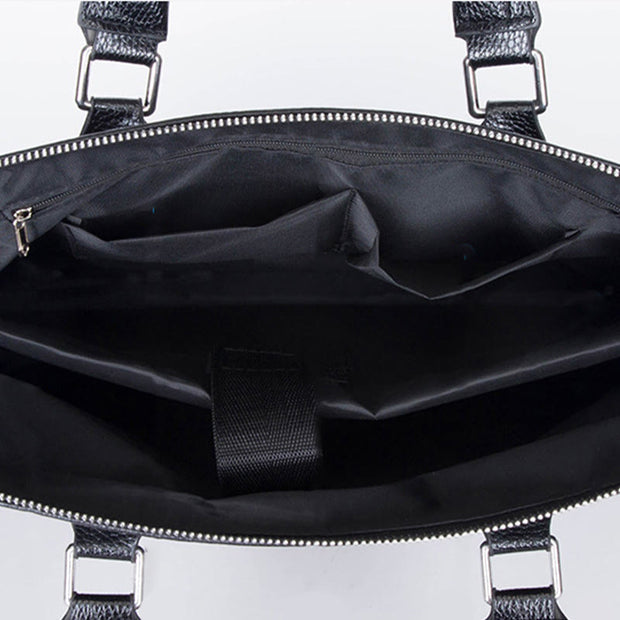 Briefcase For Men Business Trip Elegant Waterproof Crossbody Bag
