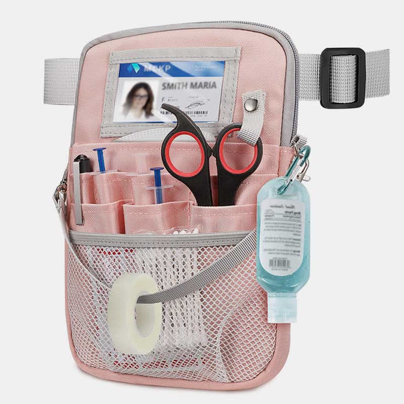 Nursing Waist Bag with Medical Gear Pockets Tape Holder Nurse Waist Pouch