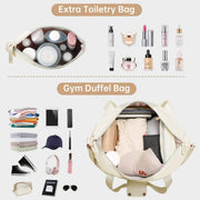 Duffel Bag For Travel Convenient Overnight Fitness Makeup Bag