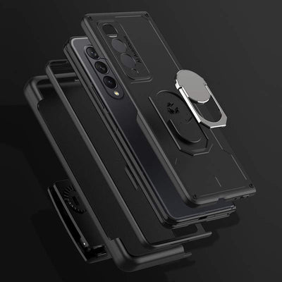 Phone Holder Holster For Galaxy Z Fold 3 Rotating Kickstand Clip Phone Case