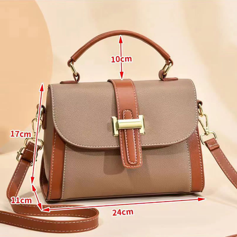 Bright Color Crossbody Bag For Women Dating Leather Purse