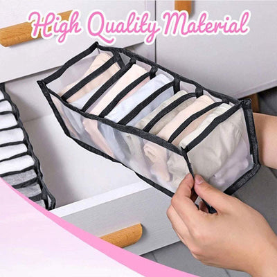 Storage Bag For Underwear Home Daily Gridding Clothes Storage