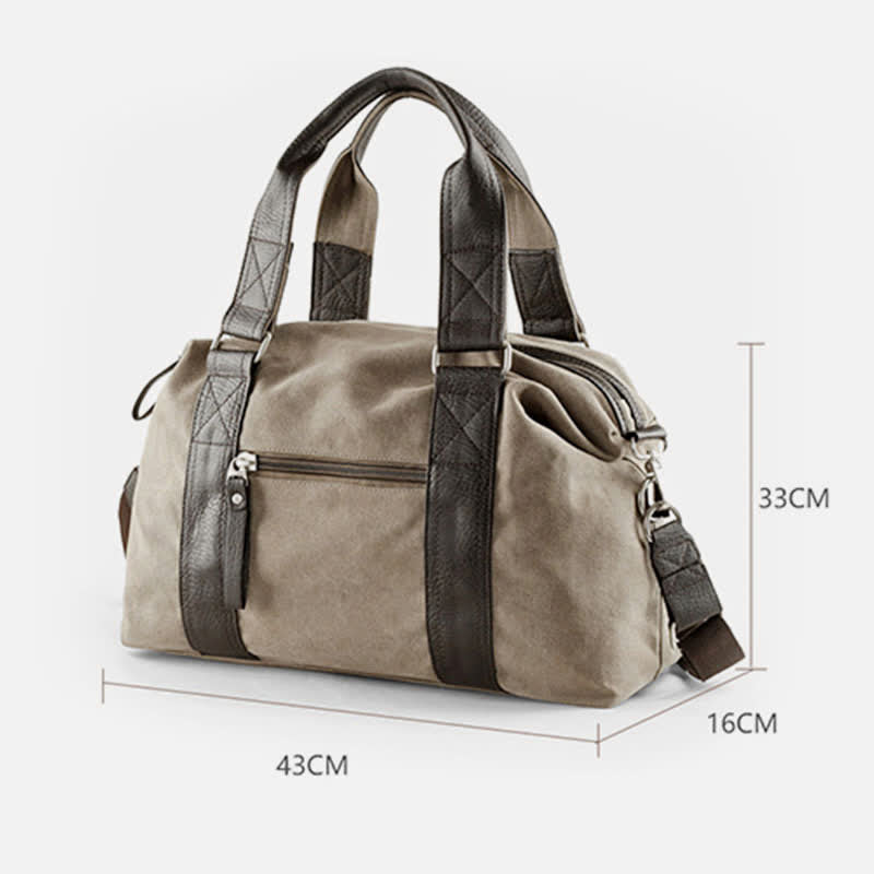 Canvas Handbag for Women Men Shoulder Work Bag