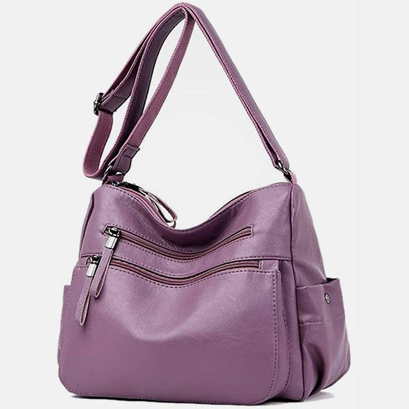 Casual Multi-Pocket Large Crossbody Bag