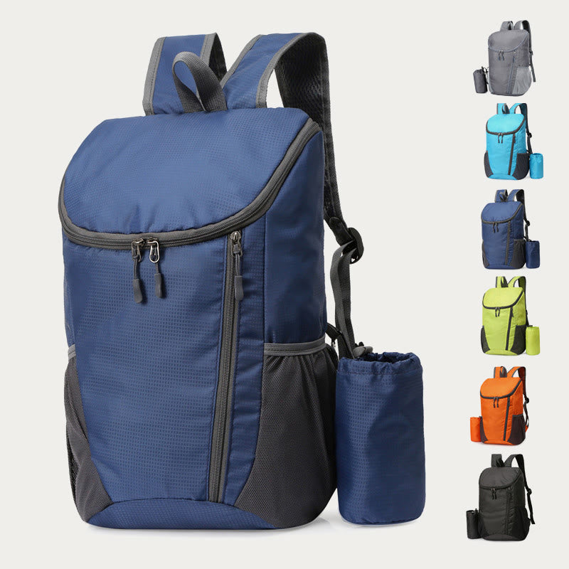 Nylon Backpack For Outdoor Sports Foldable Travel Day Pack