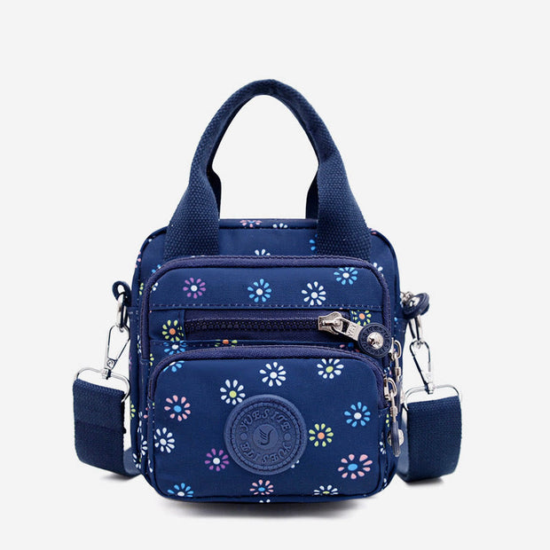 Crossbody Bag for Women Modern Elegant Nylon Multi-compartment Handbag