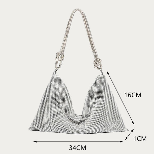 Shoulder Bag For Women With Diamond Sparkle Multiple Colors Handbag