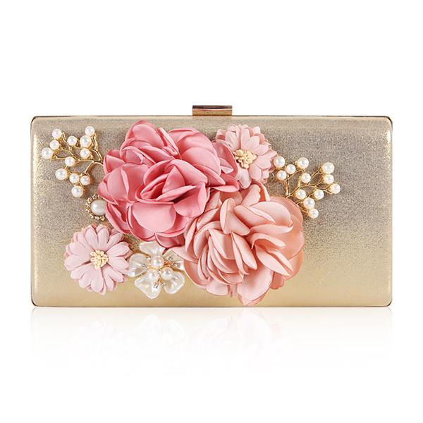 Floral Evening Clutch Bag