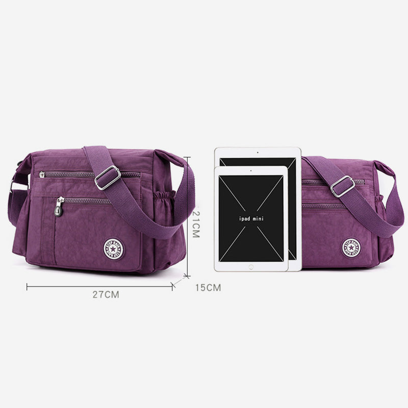 Waterproof Large-Capacity Lightweight Shoulder Bag Crossbody Bag