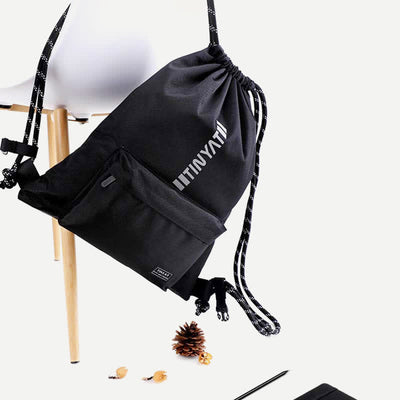 Drawstring Backpack Bag Sport Gym Sackpack Water Resistant String Bag