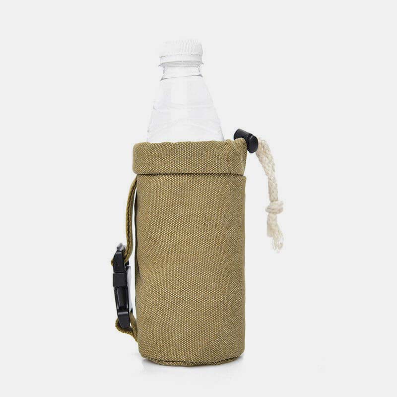 Vintage Canvas Crossbody Bag for Men Multifunctional Daypack Shoulder Bag