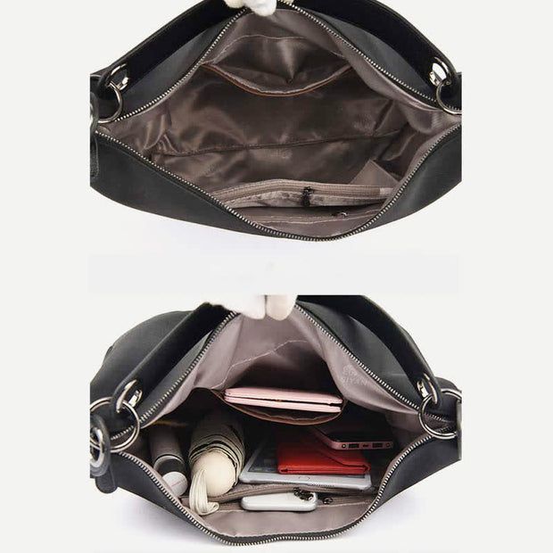 Handbags for Women Waterproof Hobo Tote Bucket Purses with Crossbody Strap