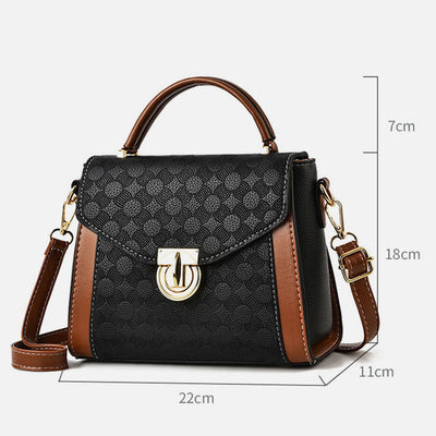 Clamshell Top-Handle Bag Women Classic Color Small Crossbody Bag