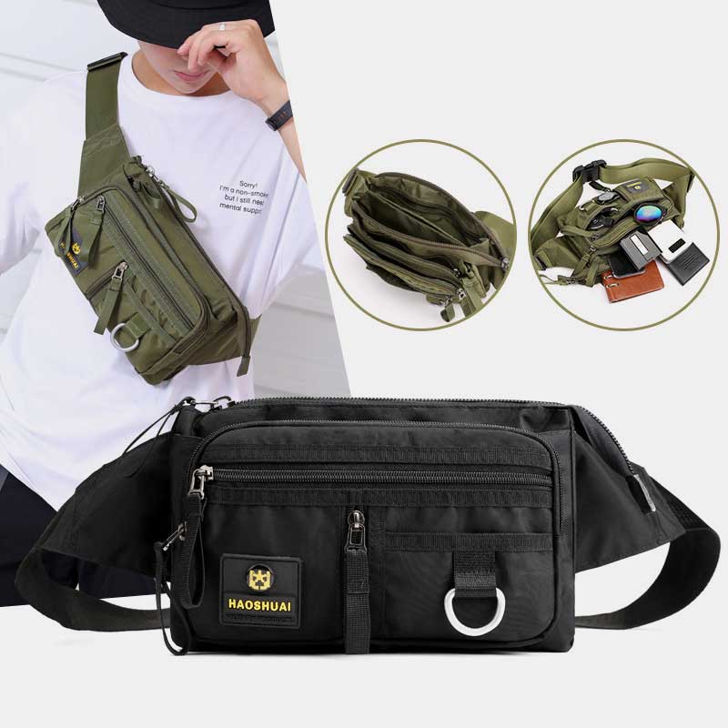 Large-Capacity Lightweight Sling Bag Waist Bag