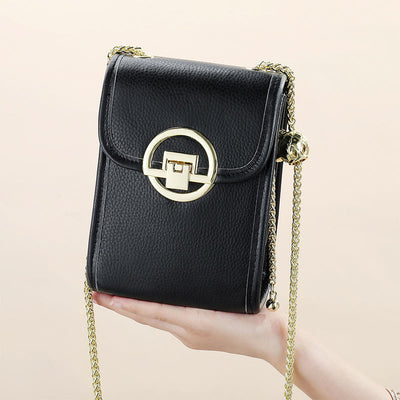 Phone Bag For Women Mini Genuine Leather Daily Crossbody Bag