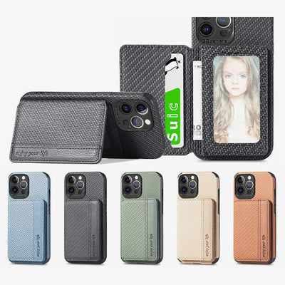 RFID Blocking Phone Case Wallet with Card Holder Wallet Case for iPhone