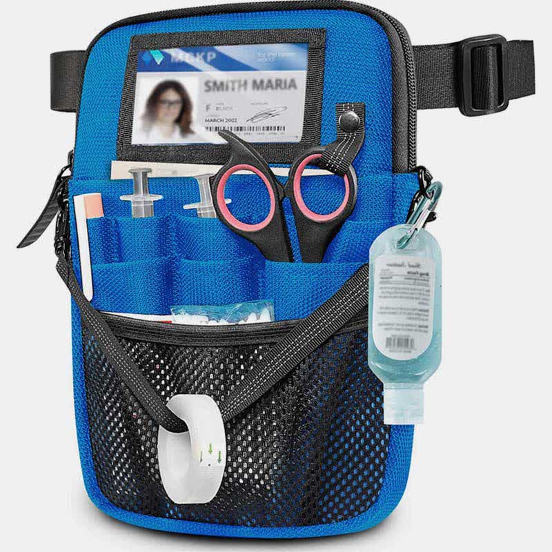 Nursing Waist Bag with Medical Gear Pockets Tape Holder Nurse Waist Pouch