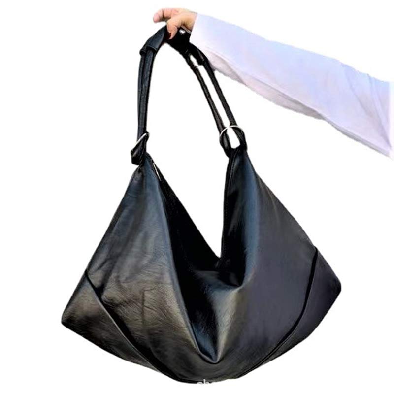 Leather Tote for Women Hobo Handbag Shoulder Bag with Crossbody Strap