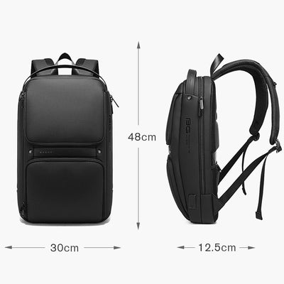 Men's Waterproof Multifunction Business Laptop Bacpack with USB Charging Port