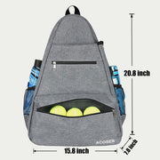 Racket Bag For Sports Dry Wet Separate Multi Functional Fitness Backpack