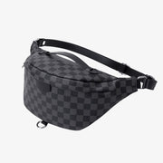 Sling Bag For Women Plaid Print Adjustable Crossbody Waist Bag Bum Bag