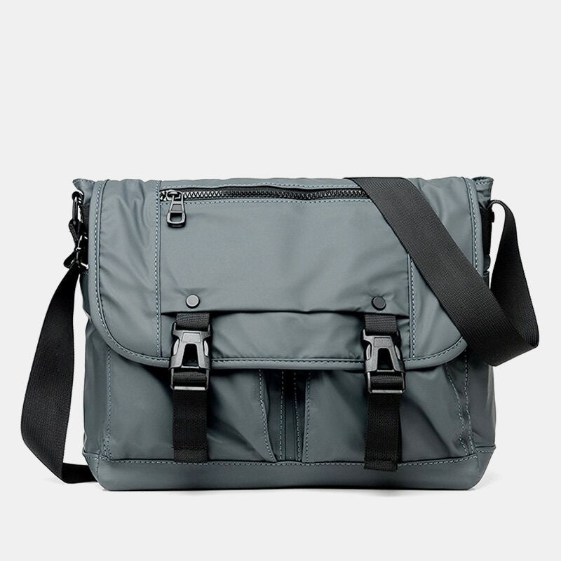 Vintage Waterproof Multi-Pocket Messenger Bag 