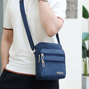 Nylon Crossbody Bag for Men Travel Passport Cellphone Wallet Bag Small Pouch