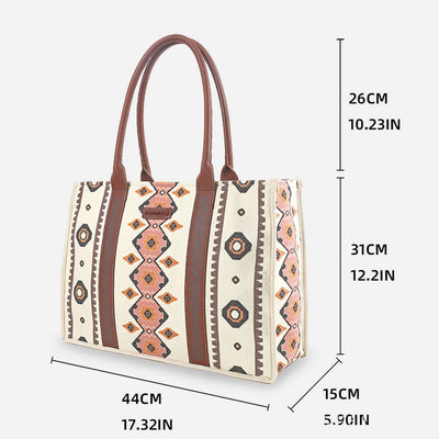 Retro Bohemian Tote For Women Elegant Crossbody Bag Handbag