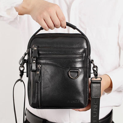 Multifunctional Genuine Leather Handbag Crossbody Bag