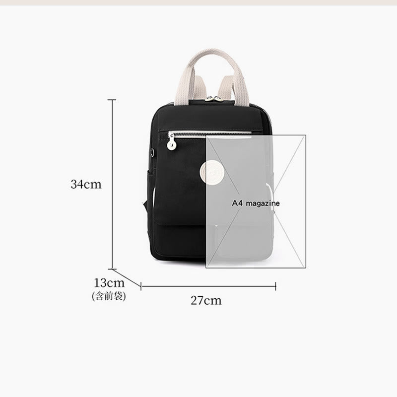 Backpack For Women Summer Leisure Shopping Large Capacity Nylon School Bag