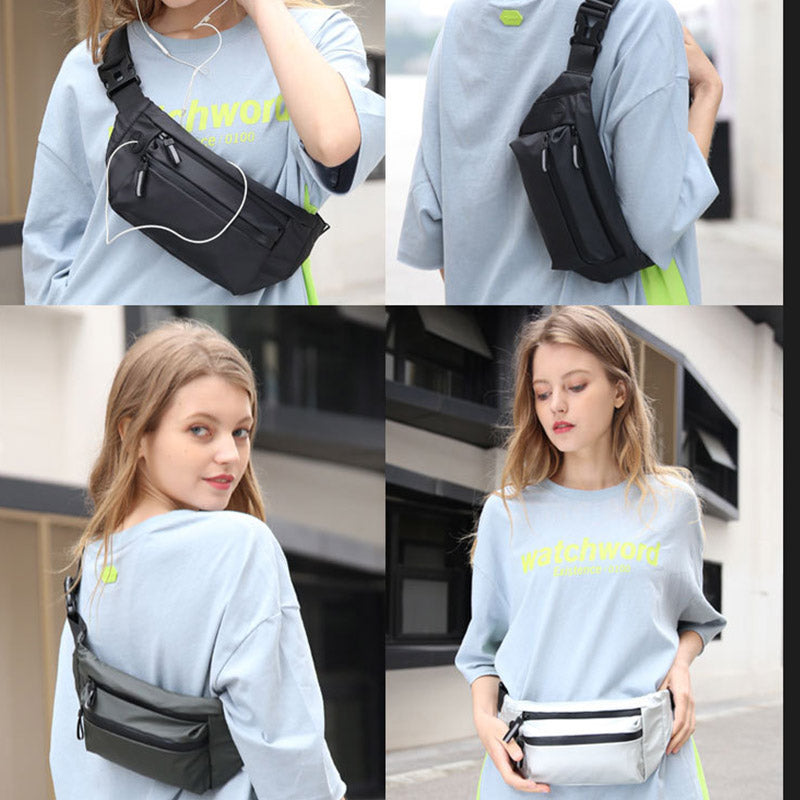 Waist Bag for Women Men Waterproof Large Chest Bag Sling Bag