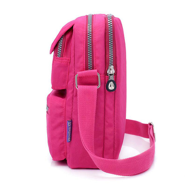 Multi-pocket Nylon Shoulder Bag