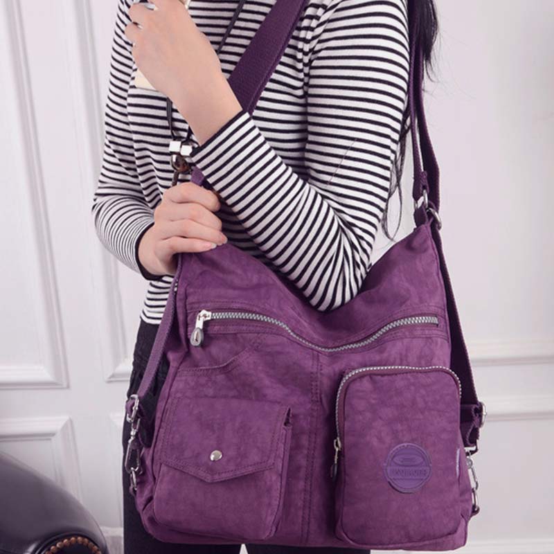 Multifunctional Lightweight Waterproof Casual Crossbody Bag Backpack