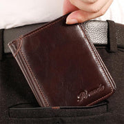 RFID Multifunctional Leather Wallet