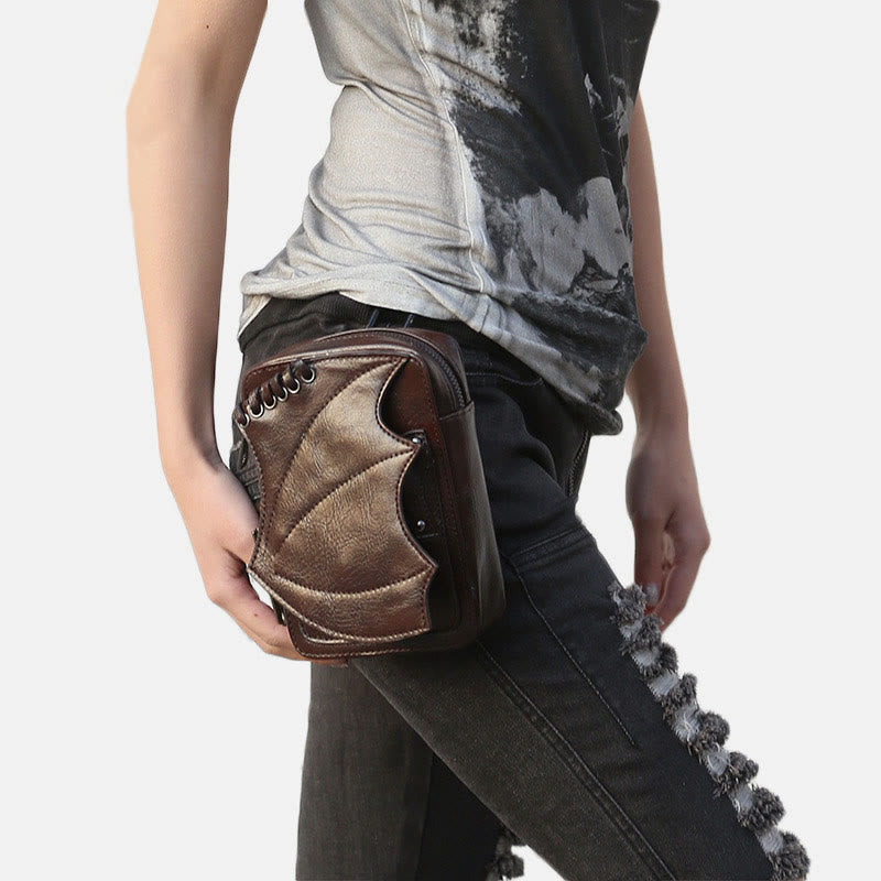 Adjustable Crossbody Bag For Women Punk Hip Bag Phone Bag