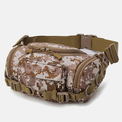 Large Capacity Camo Military Waist Bag Sling Bag