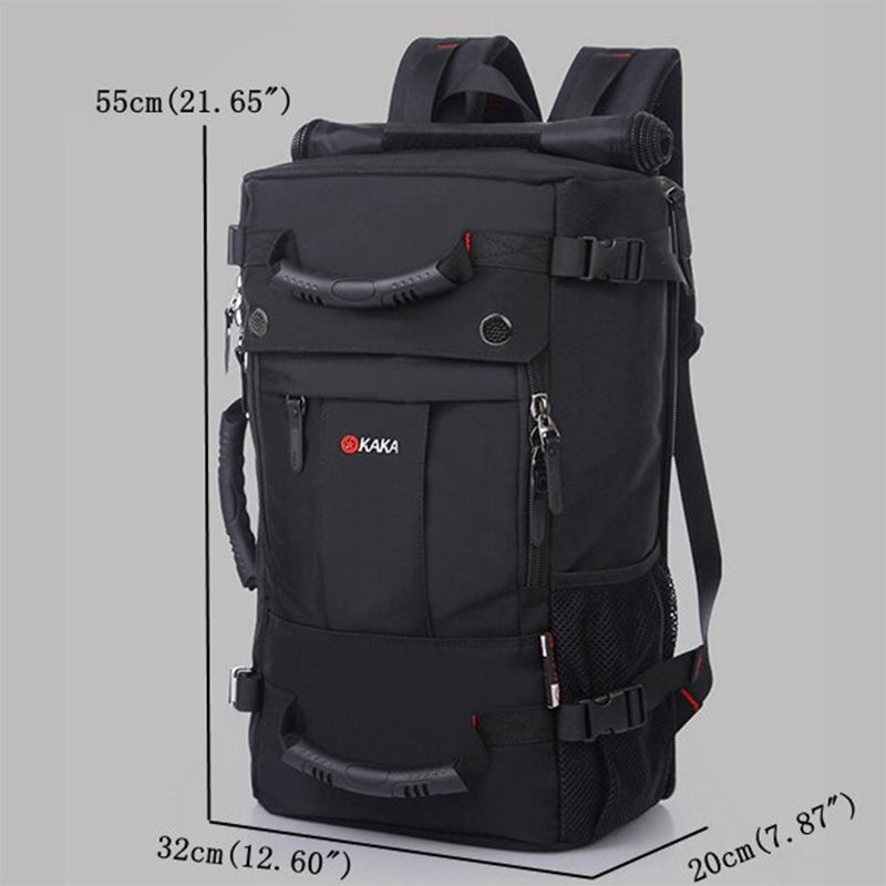 Large Capacity Travel Backpack Convertible Shoulder Bag With Password Lock