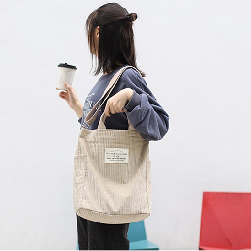 Tote Bag for Women Retro Large Size Travelling Canvas Handbag