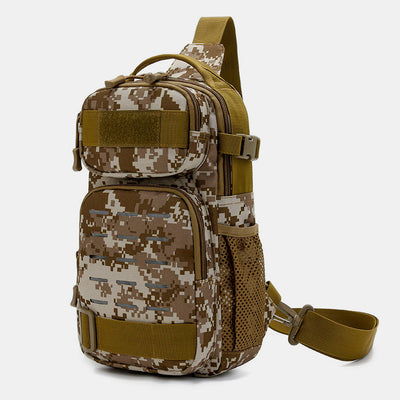 Waterproof Durable Tactical Camouflage Sling Bag With Reflective Strap