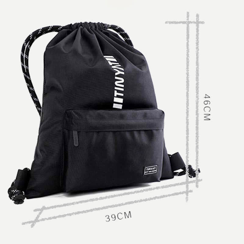 Drawstring Backpack Bag Sport Gym Sackpack Water Resistant String Bag