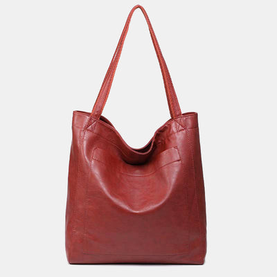 Limited Stock: Extra Large Women's Soft PU Leather Tote Shoulder Bag Handbag