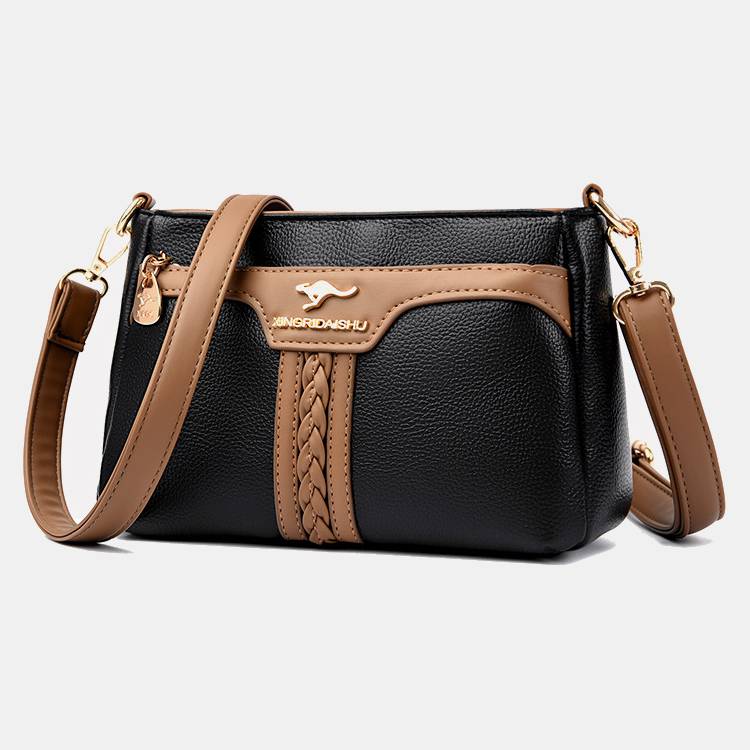 Horizontal Crossbody Bag Double Strap Underarm Purse For Women