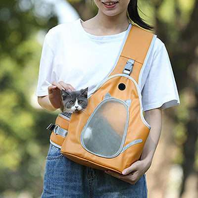 Comfortable Sturdy Reflective Sling Bag For Small Pet Cat Dog